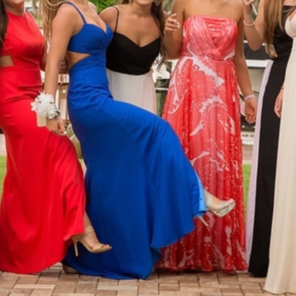 Milly Monica Silk Chiffon Strapless Paisley Maxi Dress Poppy Orange - Picture 8 of 10